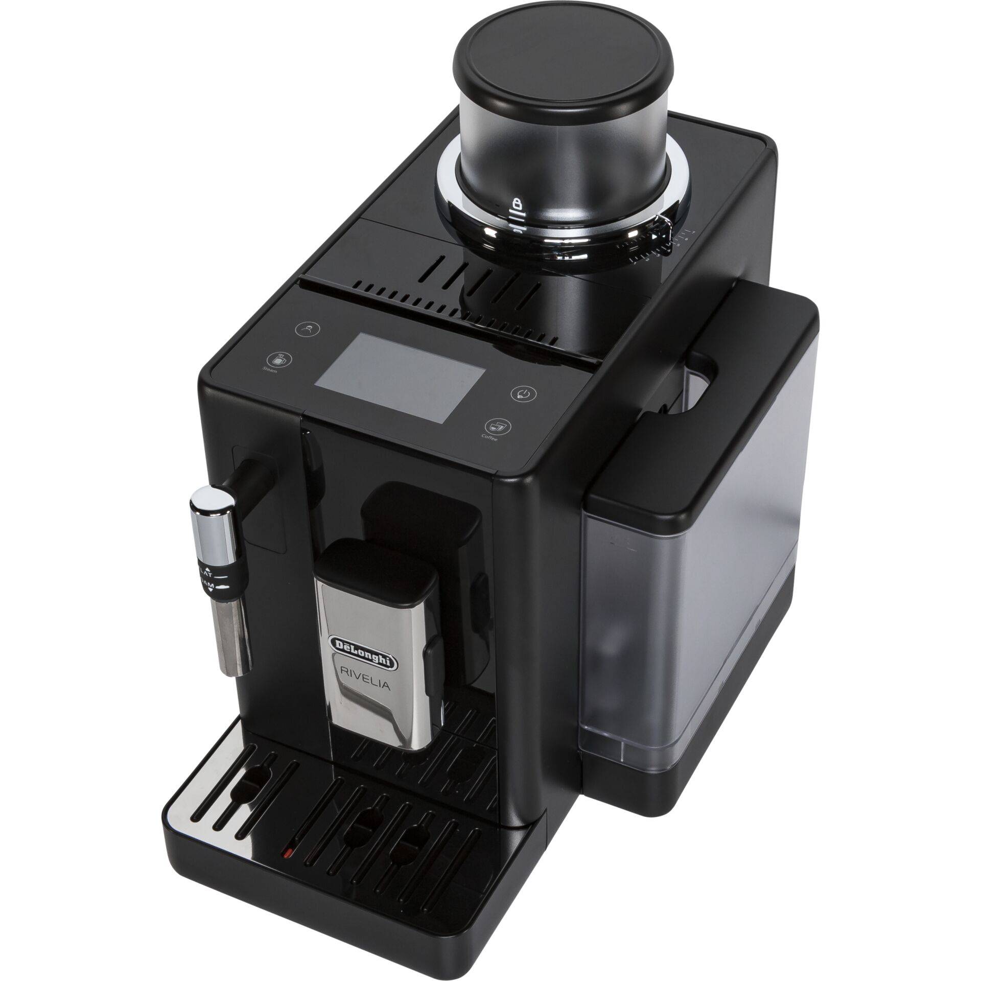 EXAM440.35.B Rivelia - automatische Kaffeemaschine mit Milchaufschäumer - 19 bar - Onyx Black-1