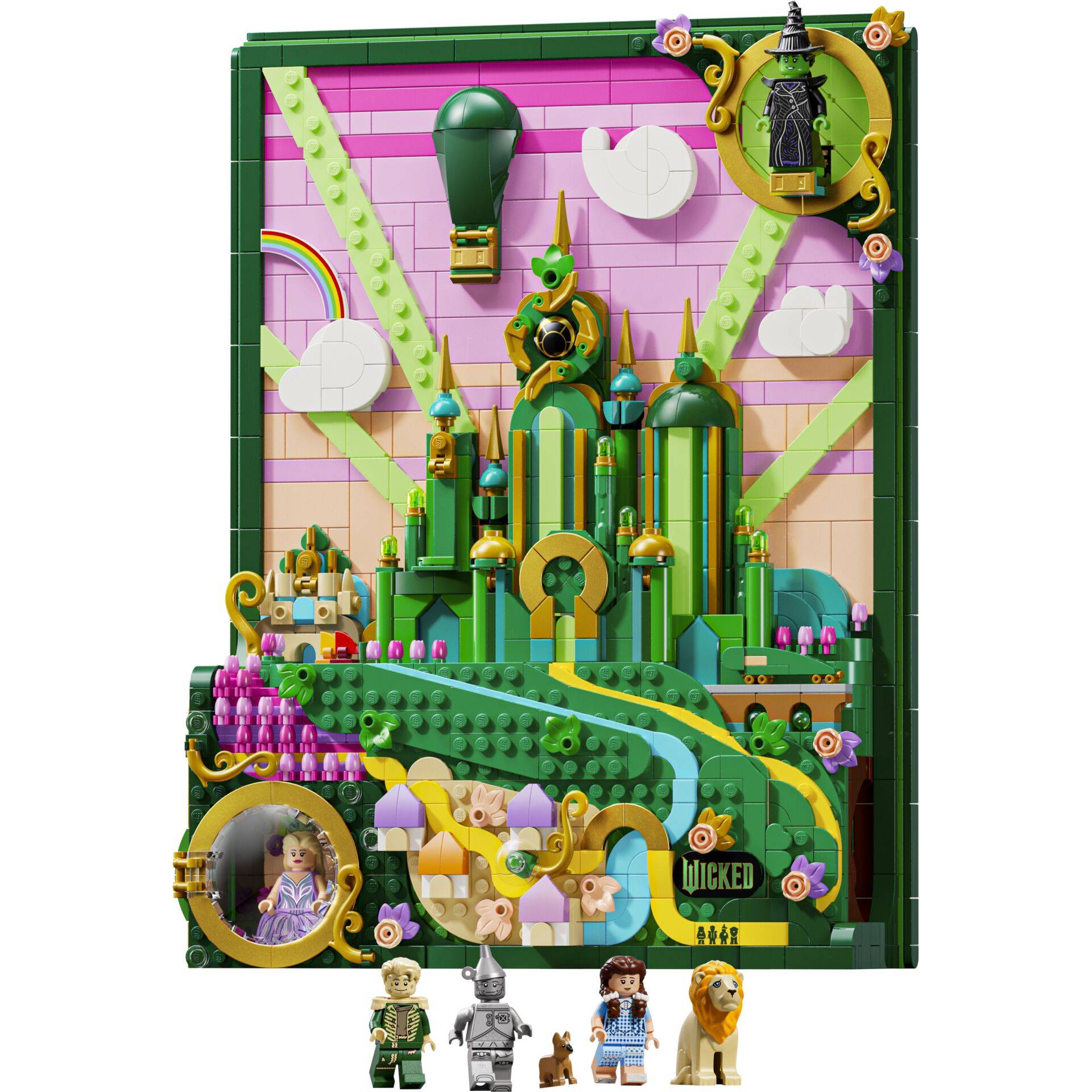 LEGO - Wicked 75685 Emerald City Wandkunst-2
