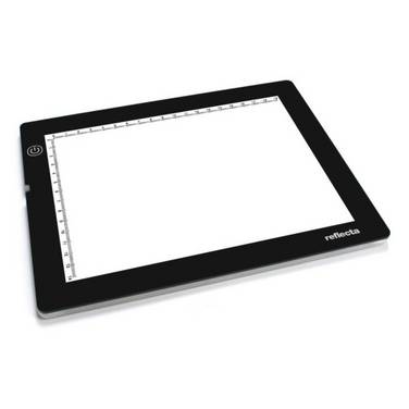 Reflecta LED Light Pad A5 Super Slim, Schwarz, Einzelbilderrahmen, 19 x 14 cm, Rechteckig, LED, Gleichstrom