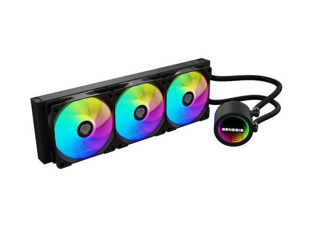 Genesis AiO CPU Wasserkühlung HYDRIA 360 schwarz ARGB Multimedia-Technik Wasserkühler-0
