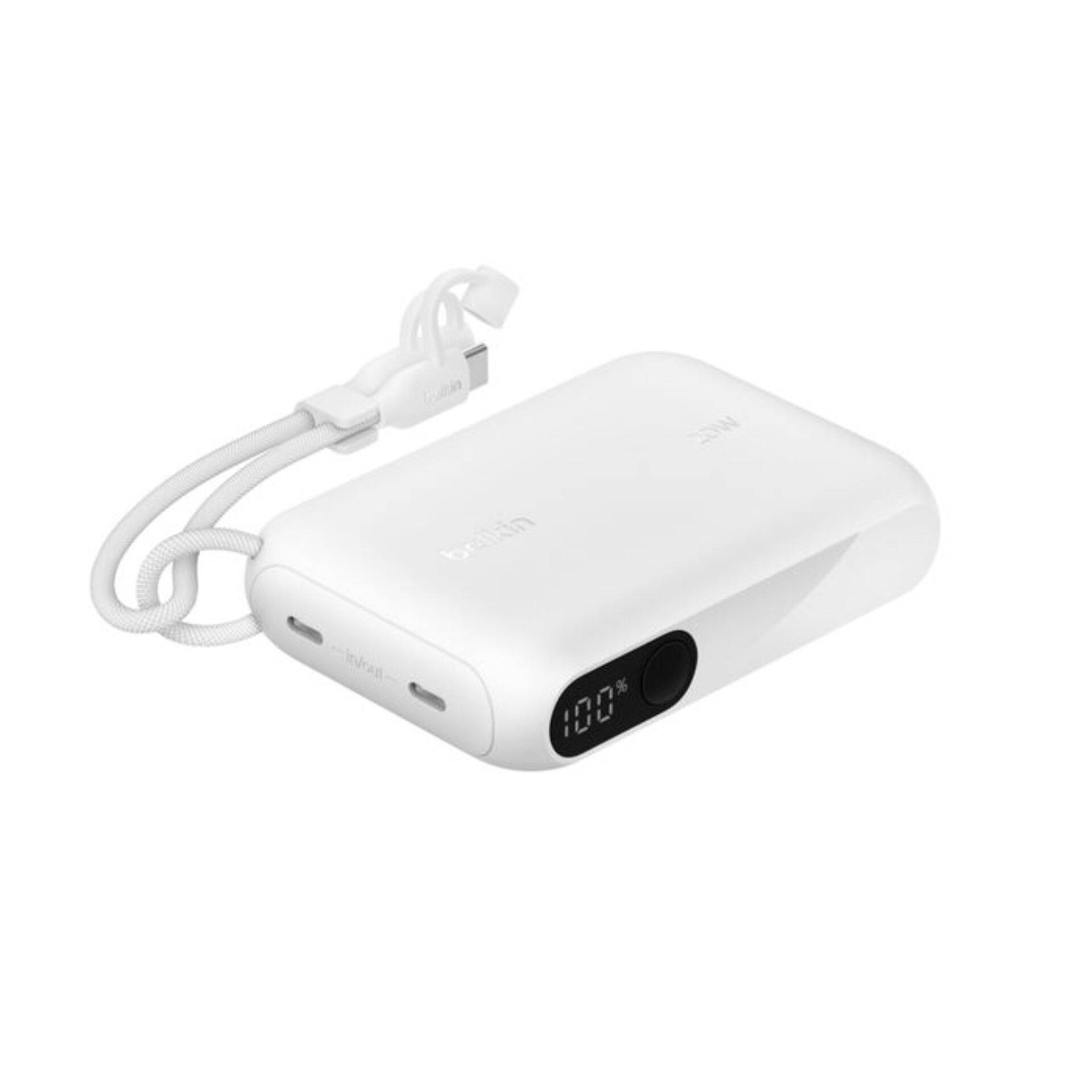 Belkin BoostCharge - Powerbank - mit Display - 10000 mAh - 20 Watt - PD, Fast Charge - 2 Ausgabeanschlussstellen (USB-C)-0