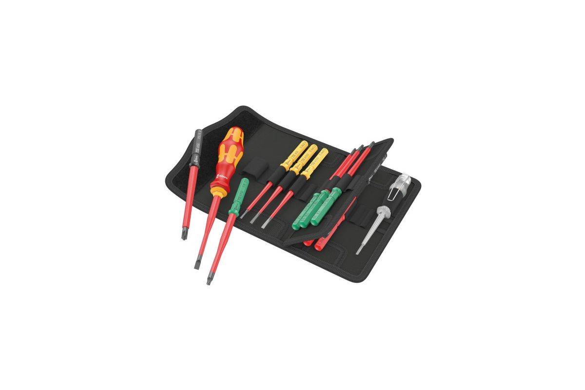 Schraubendrehersatz KK VDE 16 ext.slim 1 Tool Finder 16-tlg.m.Wechselkl.WERA-0