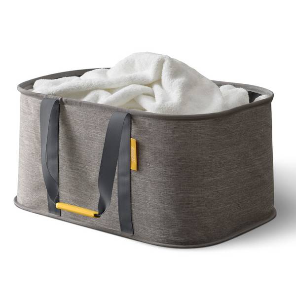 Joseph Joseph Hold-All faltbarer 35L Wäschekorb grau