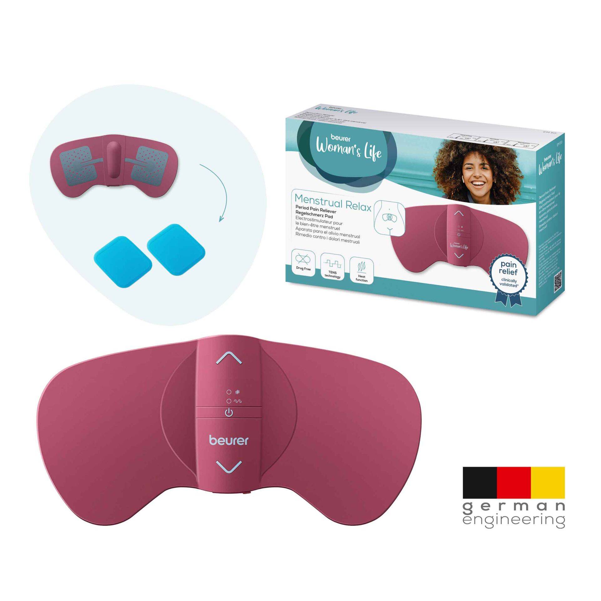beurer EM 50 Menstrual Relax TENS-Gerät 64854-1