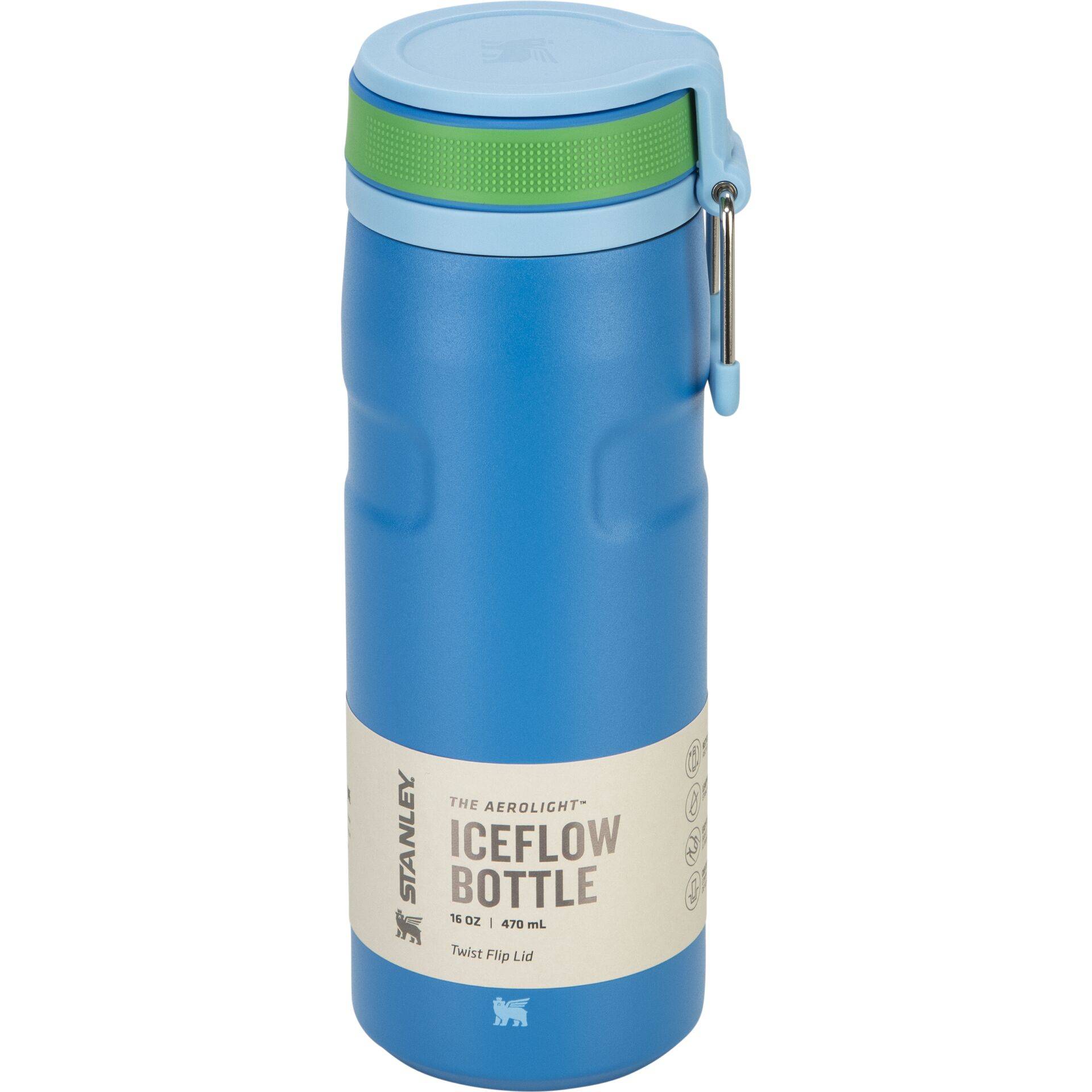 Stanley Iceflow Bottle Twist Flip 0,47 L Azure Home & Living Outdoor & Camping Campingküche-0