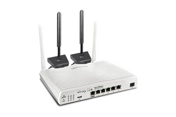 Draytek Vigor 2866L - Wi-Fi 5 (802.11ac) - Dual-Band (2,4 GHz/5 GHz) - Eingebaut