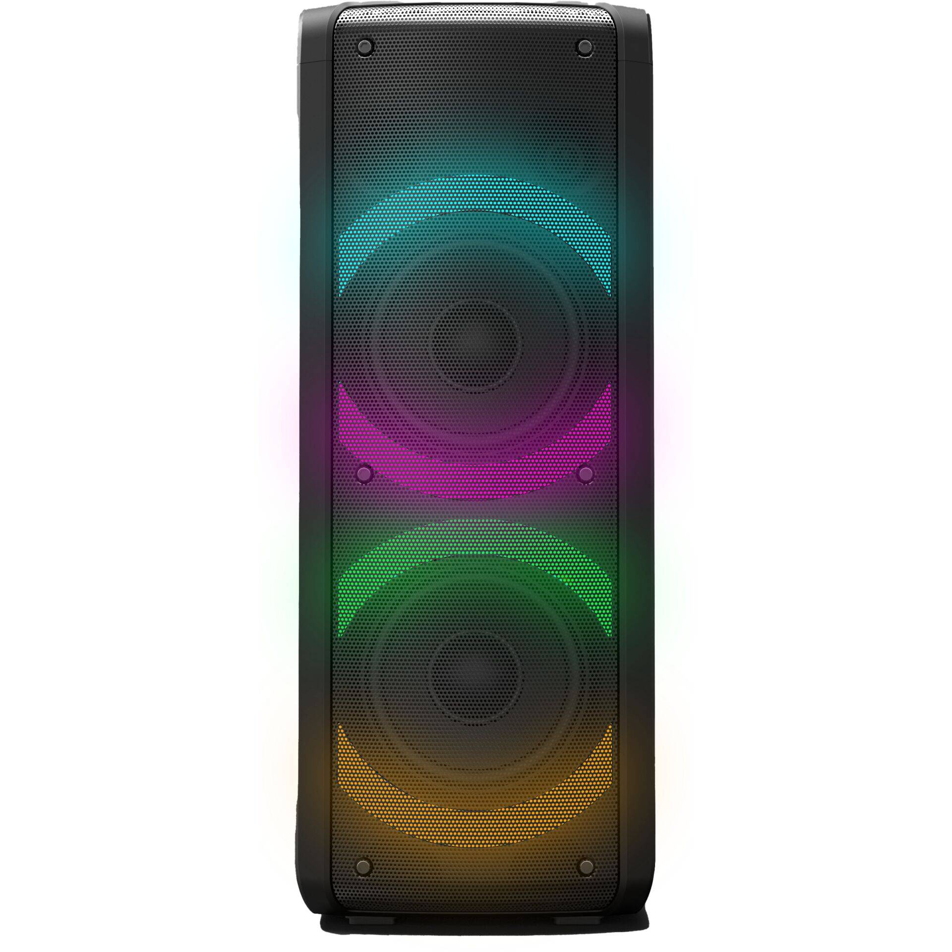 Denver BPS-352 Bluetooth Party Speaker LED 2 x 6,5" Woofers 300W Black-1