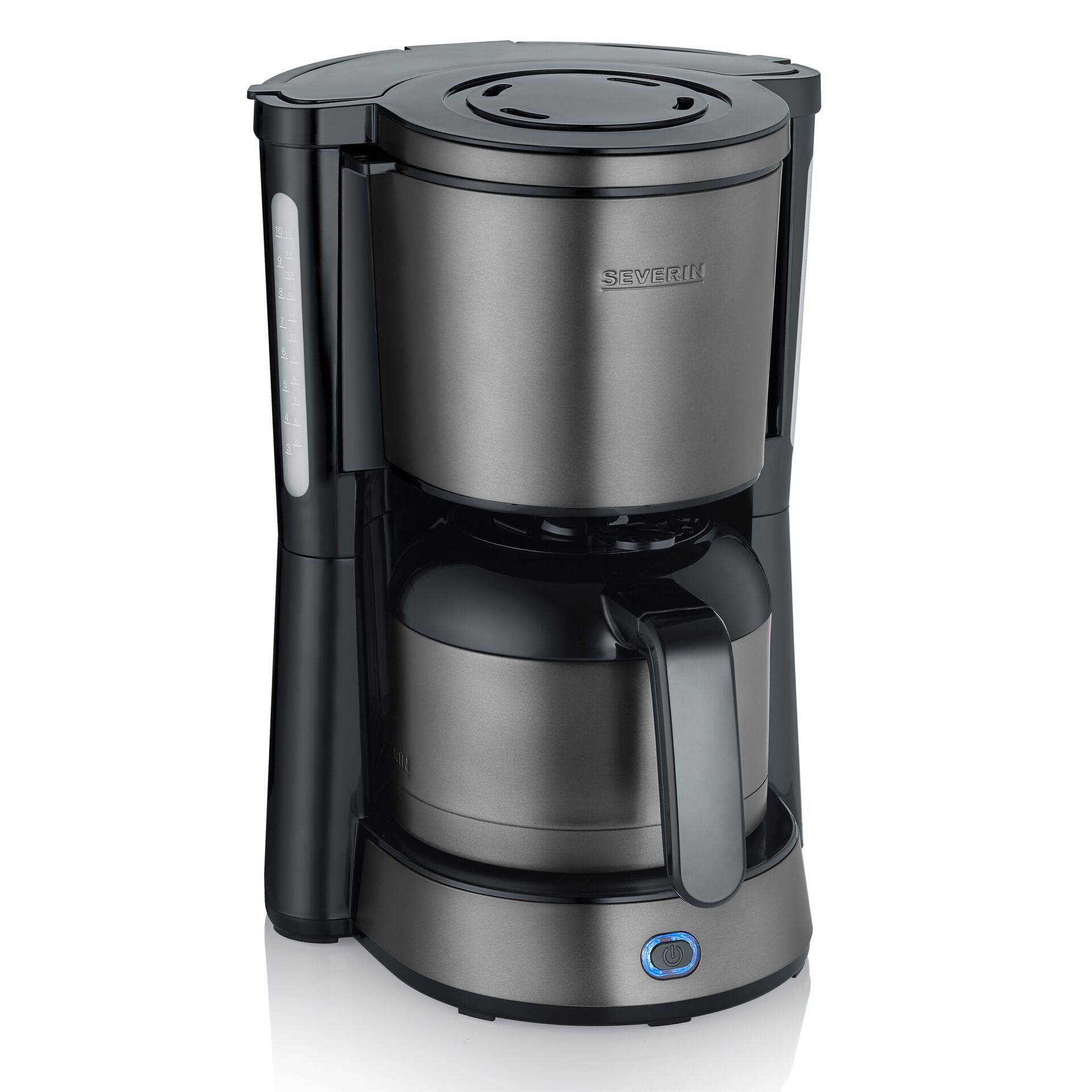 SEVERIN - Kaffeeautomat Thermo Dark Inox Edition KA 9343-0