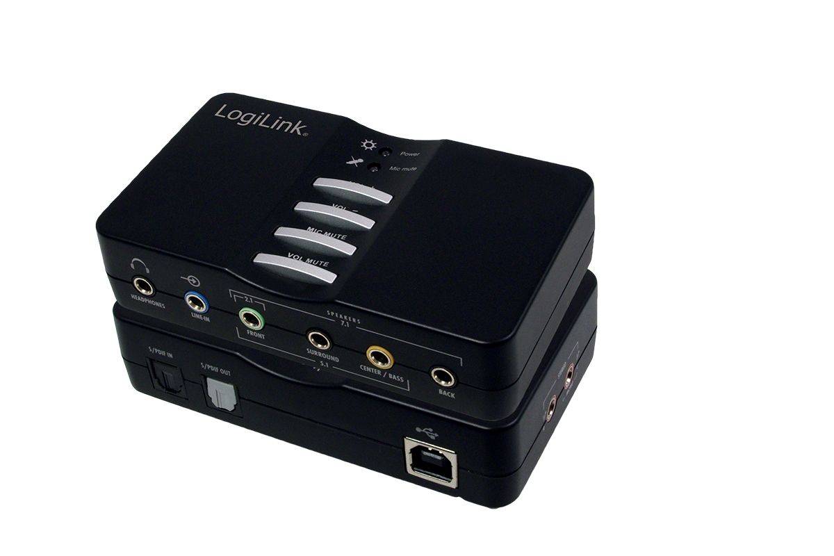 Logilink USB Soundbox Box 7.1 Dolby 8-Kanal Multimedia-Technik Soundkarten-2