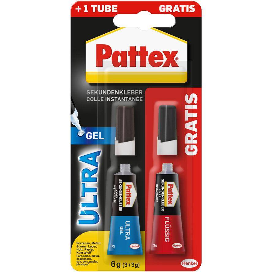 PATTEX - Sekundenkleber 1x Ultragel 3g Flüssig gratis-0