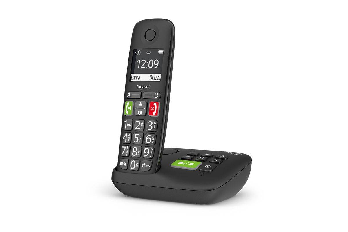 Gigaset E290A - Schnurlostelefon - Anrufbeantworter mit Rufnummernanzeige - ECO-3