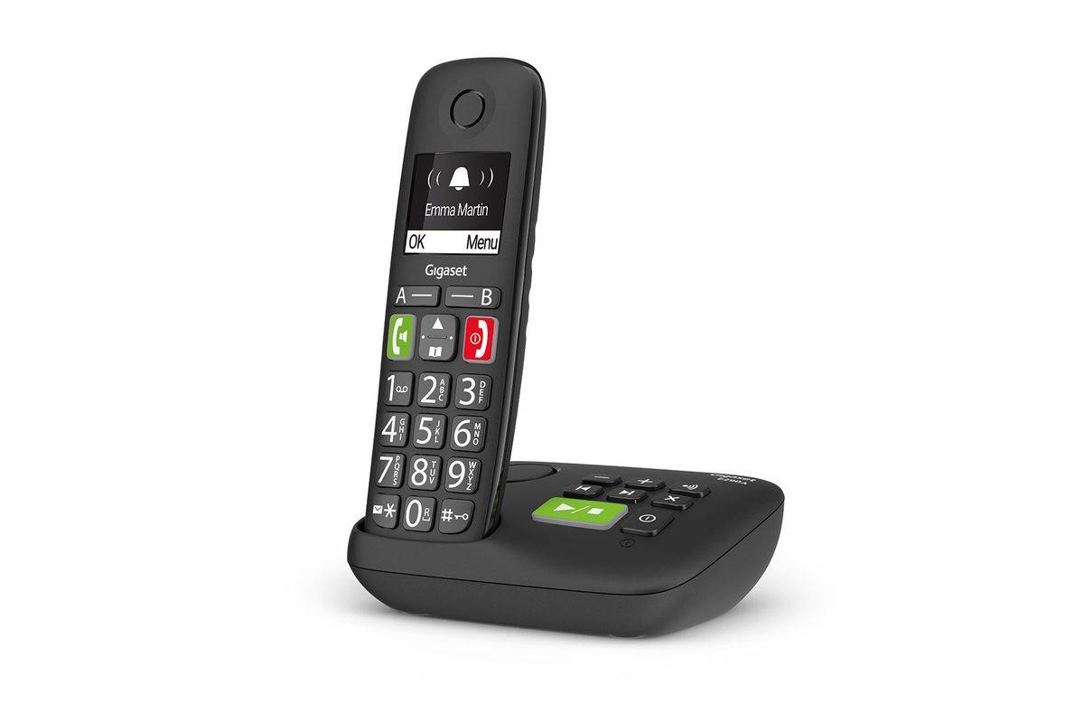 Gigaset E290A - Schnurlostelefon - Anrufbeantworter mit Rufnummernanzeige - ECO-4
