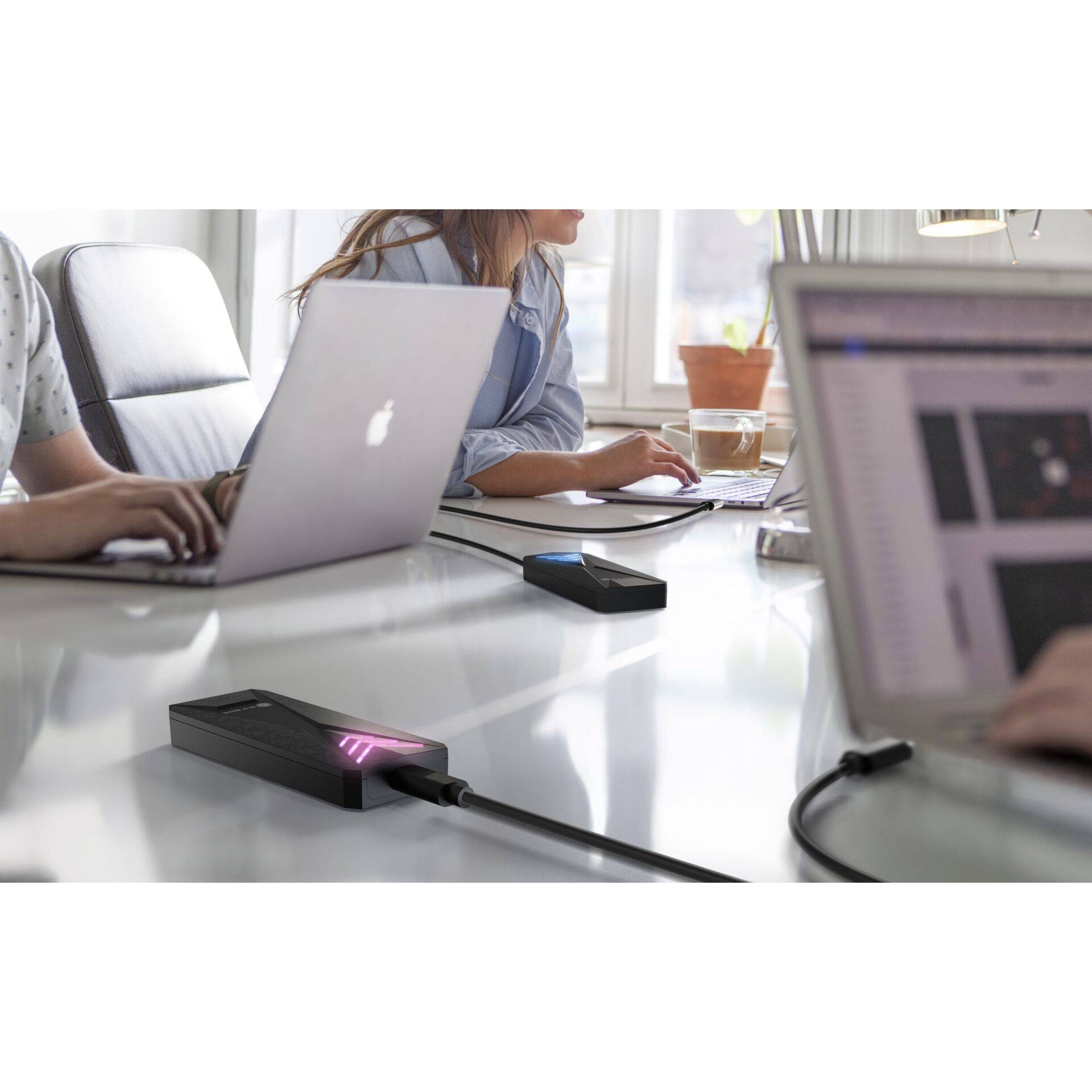 Geh. IcyBox Spade Case 1805 NVMe M.2 USB 3.2 Gen 2 Type-C Multimedia-Technik Externe Gehäuse-1