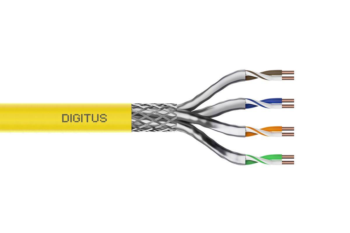 CAT 7A S/FTP Datenkabel - Verlegekabel, 1000 m, Simplex, Dca-s1a d1 a1-0