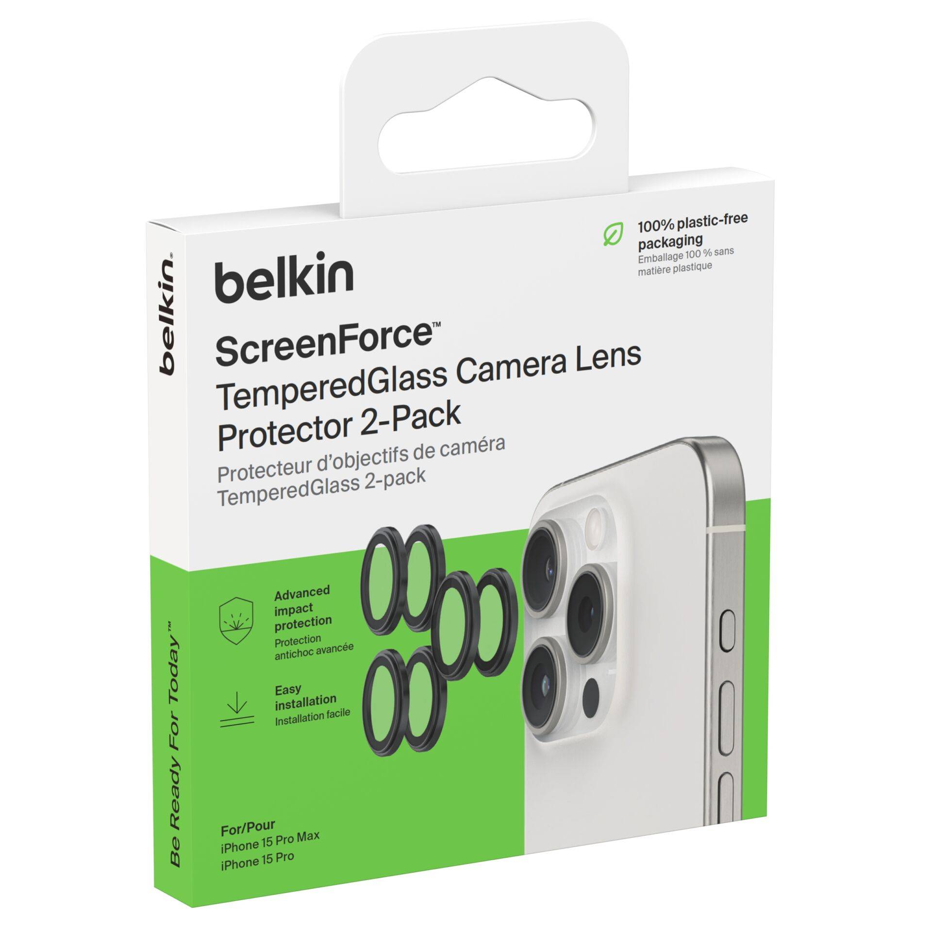 Belkin - Objektivschutz für Handy (Packung mit-0