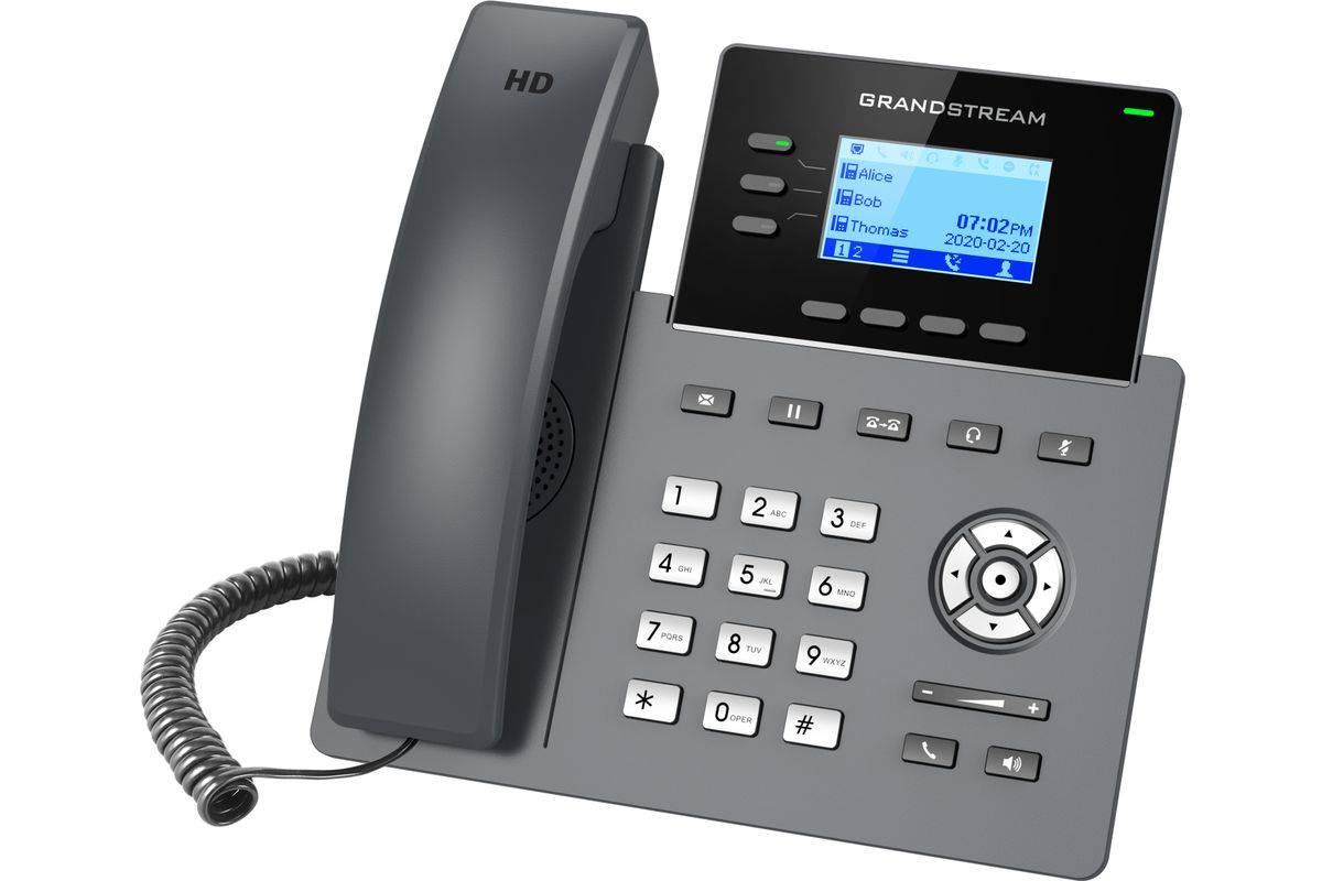 Grandstream GRP2603 - VoIP-Telefon - fünfwegig Anruffunktion - SIP - RTCP - RTP-0