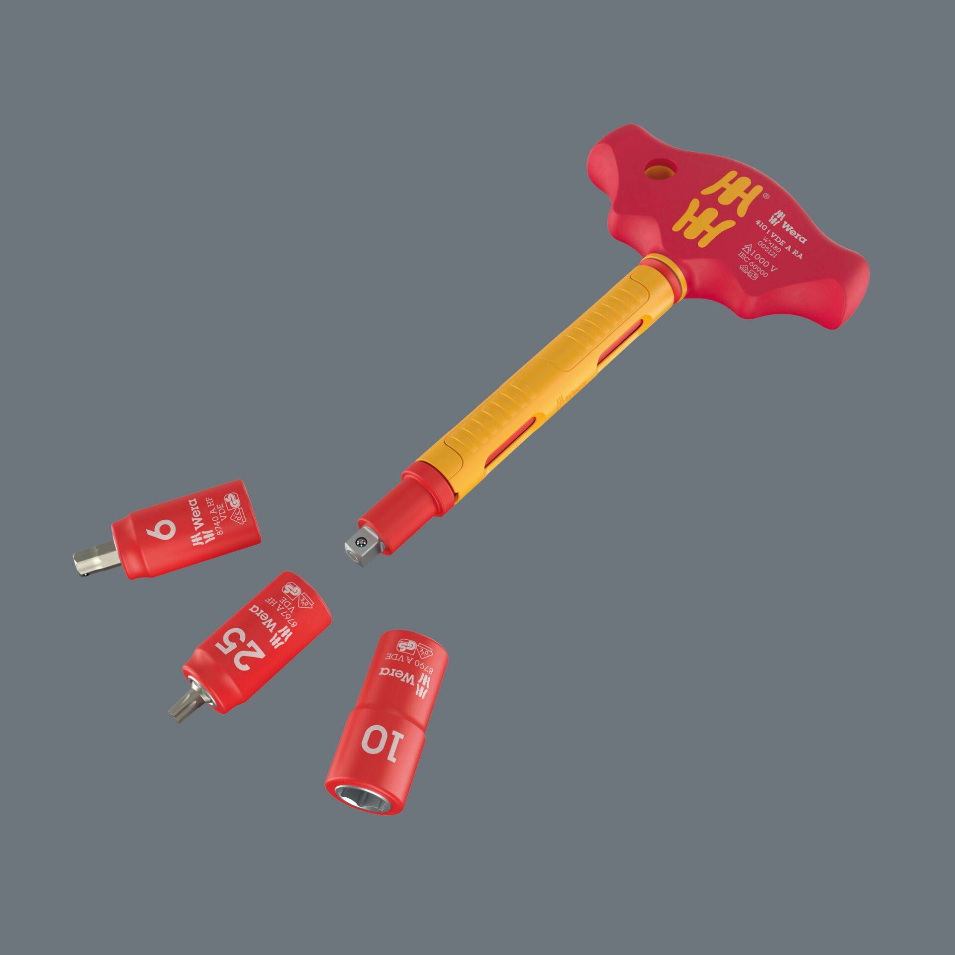 Schraubendrehersatz Kraftform Kompakt VDE 24 Allrounder 1 25-tlg.VDE WERA-1