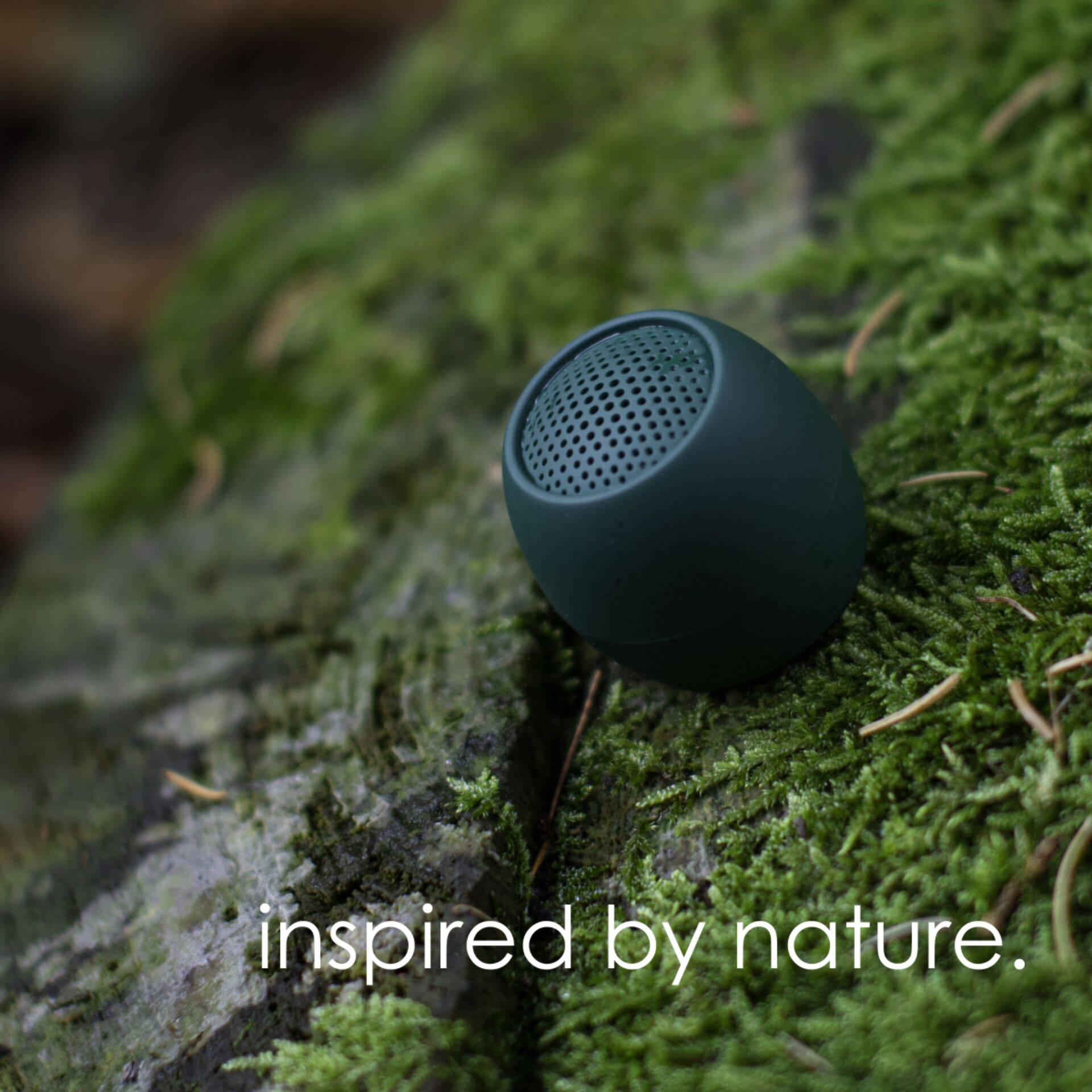 Boompods Zero Bluetooth® Lautsprecher Freisprechfunktion, stoßfest, Wasserfest Grün-1
