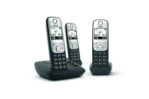 Gigaset A690A Trio schwarz int. Multimedia-Technik Telefone