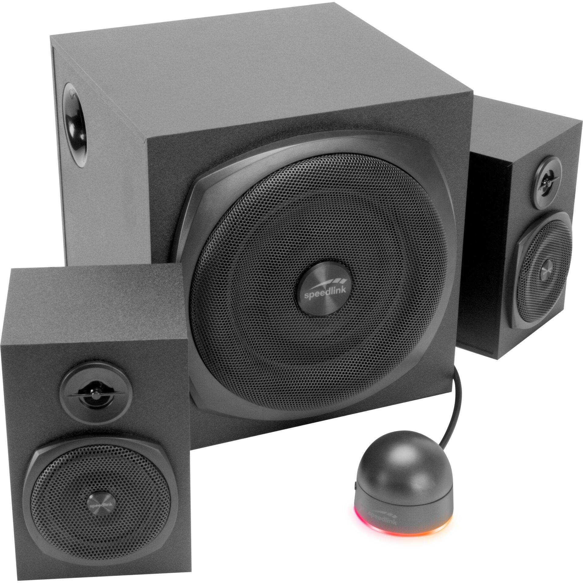 speedlink GRAVITY LT 2.1 Subwoofer System, schwarz SL-820009-BK-1