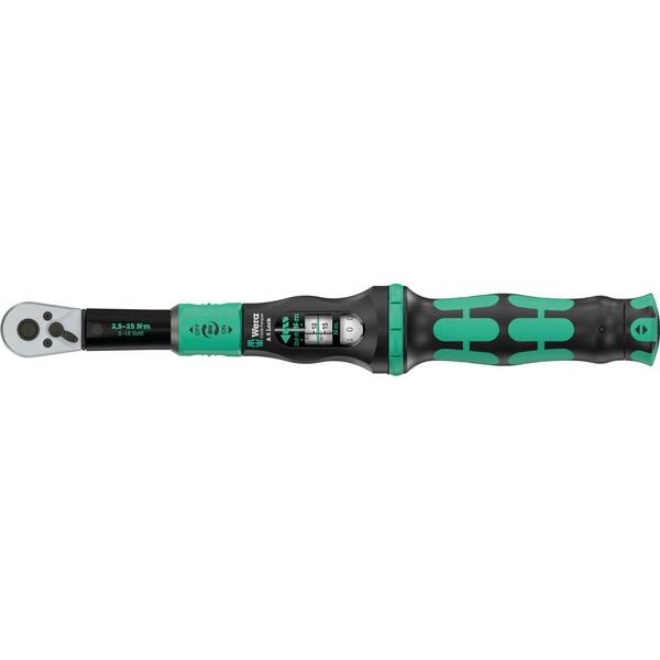 Drehmomentschlüssel Click-Torque Lock A 5 1/4 Zoll 2,5-25 Nm WERA