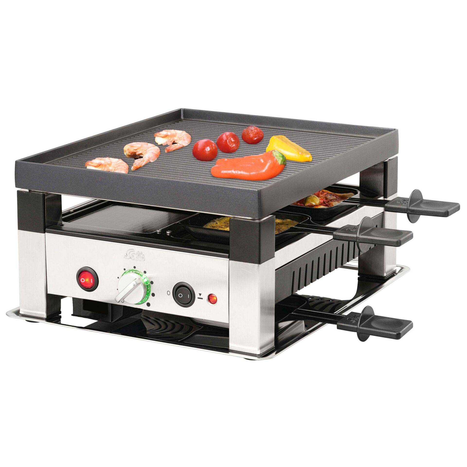 SOLIS 5 IN 1 TABLE GRILL FOR 4 GESCHIKT VOOR 4 Personen TYPE 7910-0