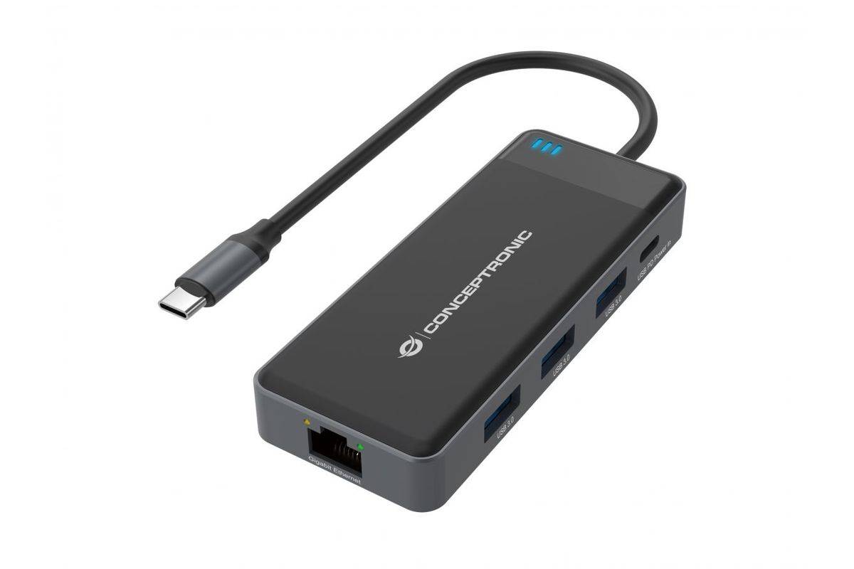 Conceptronic Dockingstation - USB-C - 2 x HDMI-1