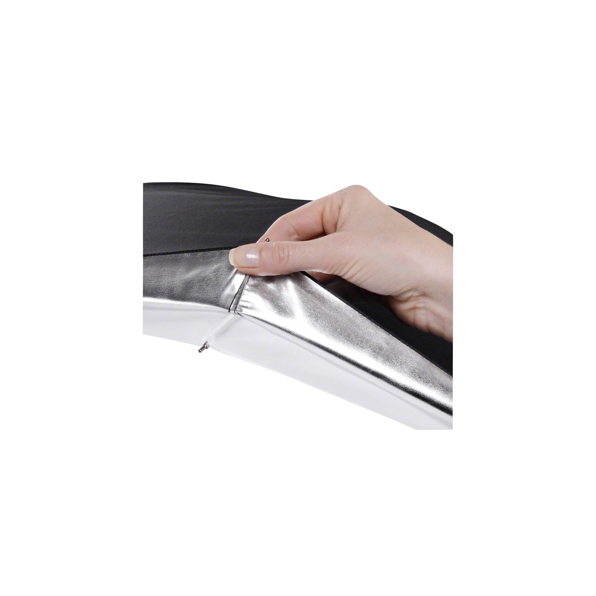 Walimex 2in1 Reflex- & Durchlichtschirm weiß,109cm-1