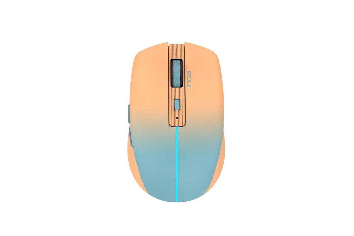 INCA IWM-511RT - rechts - Optisch - RF Wireless+ Bluetooth+ USB Type-C - Maus - 1.600 - Maus - 1.600 dpi-0