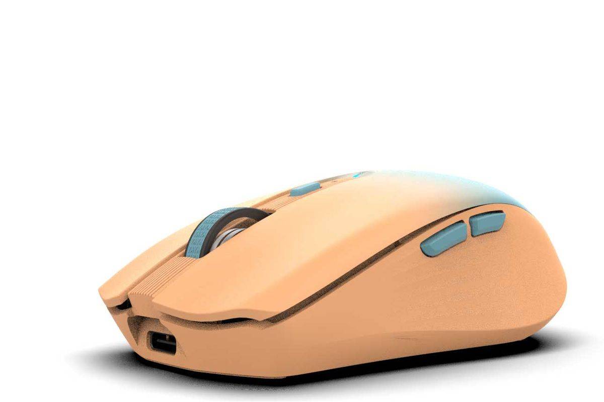INCA IWM-511RT - rechts - Optisch - RF Wireless+ Bluetooth+ USB Type-C - Maus - 1.600 - Maus - 1.600 dpi-3
