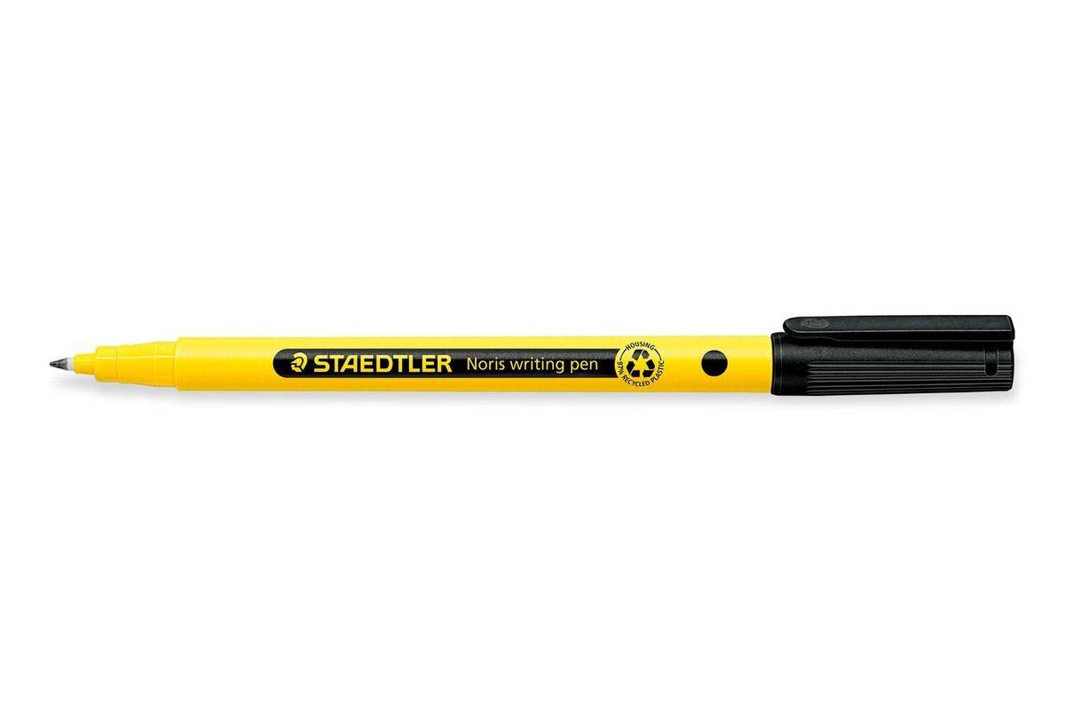 Fineliner Noris writing pen schwarz Köcher 50 Stück-0