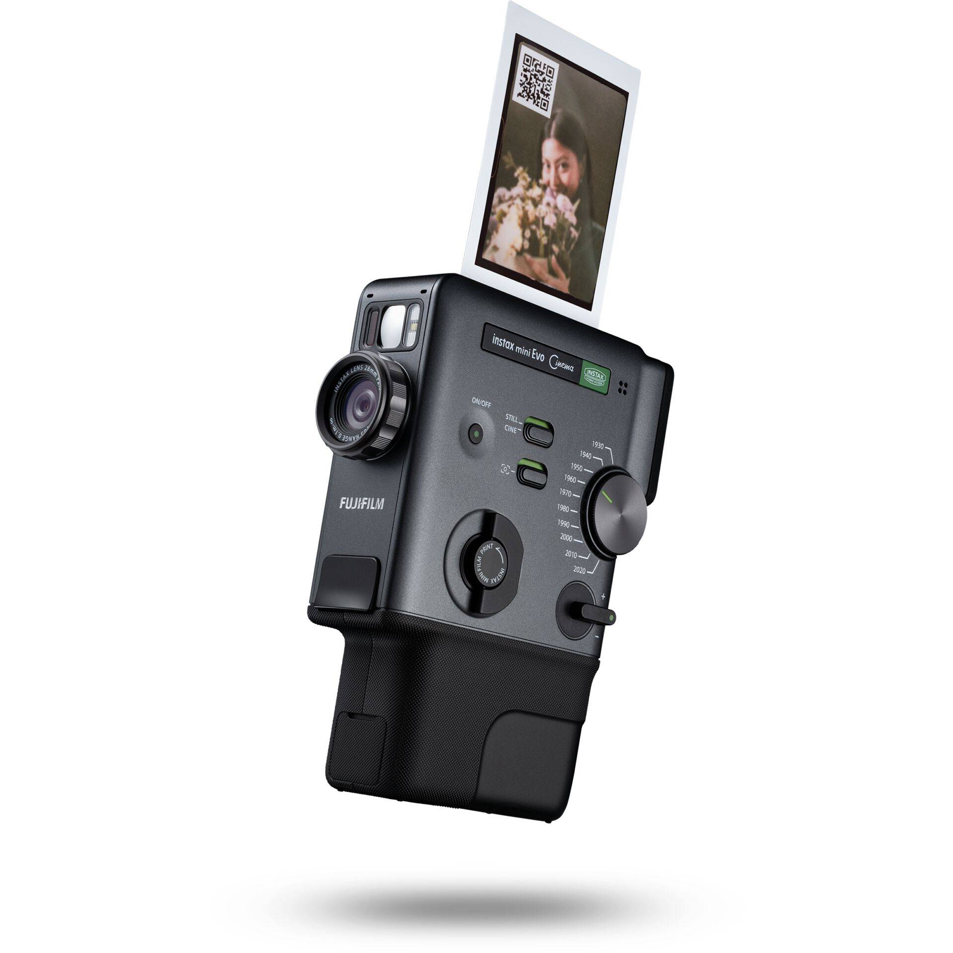 Fujifilm Instax mini evo Cinema, 1/5", 2560 x 1920 Pixel, 62 x 46 mm, CMOS, Schwarz, 28 mm-0