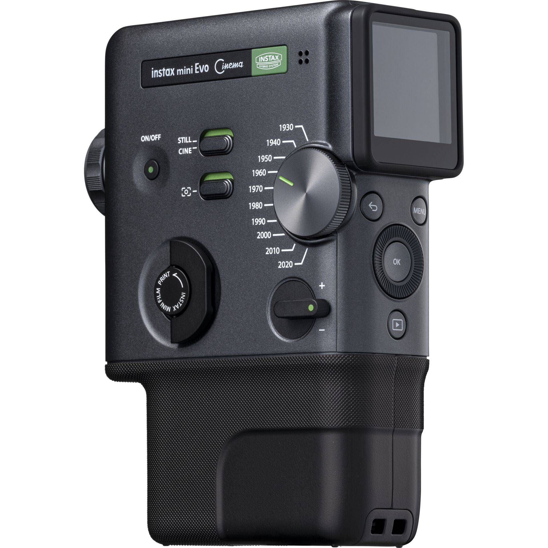 Fujifilm Instax mini evo Cinema, 1/5", 2560 x 1920 Pixel, 62 x 46 mm, CMOS, Schwarz, 28 mm-2