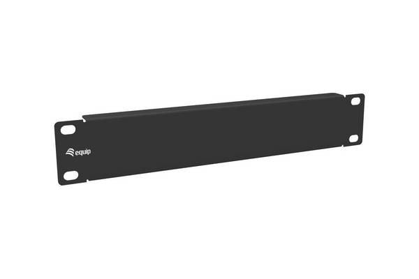 Equip Blindabdeckung - RAL 9005, Schwarz - 1U - 25.4 cm (10")