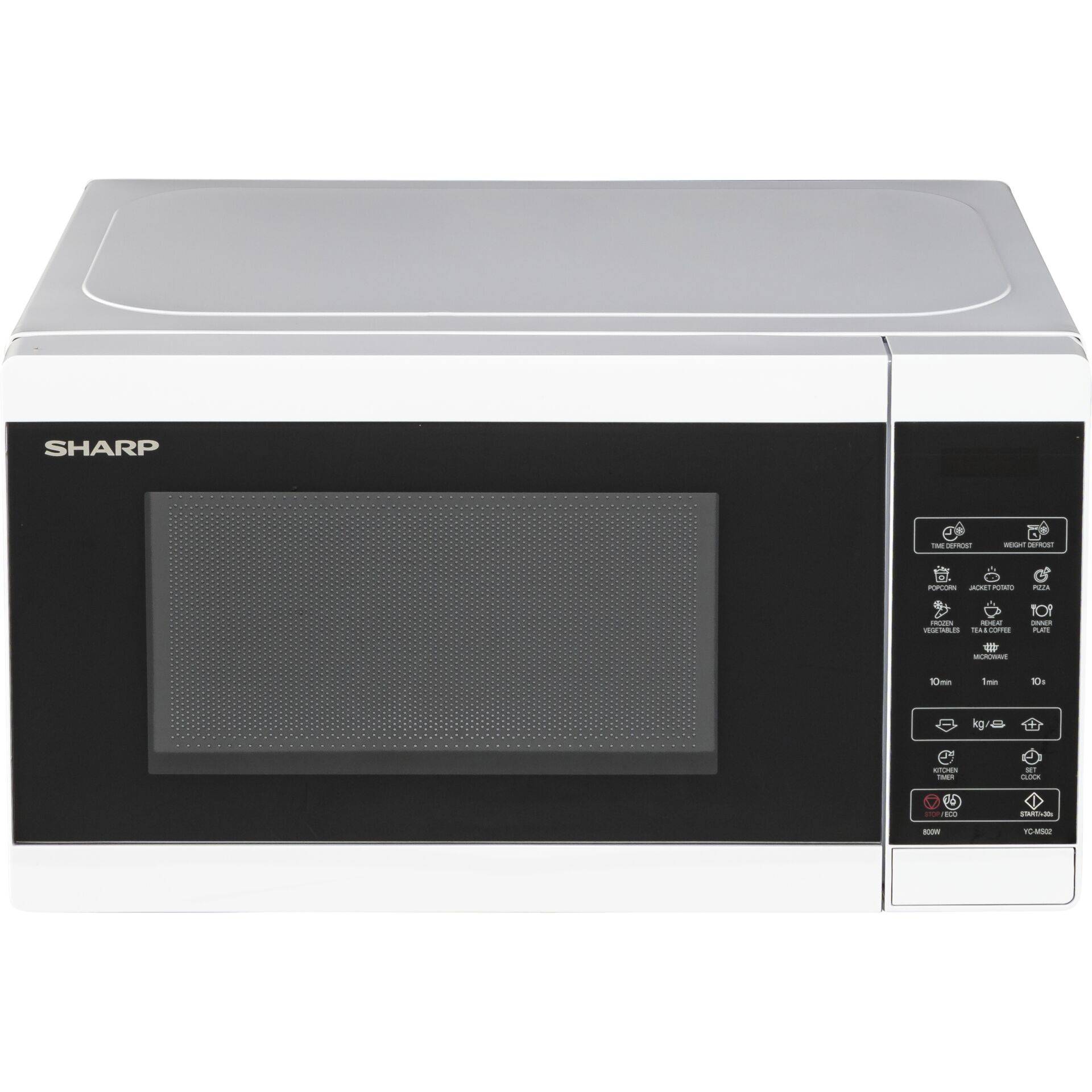 Sharp YC-MS02E-W - Mikrowelle - 20 Liter - 800 W-0