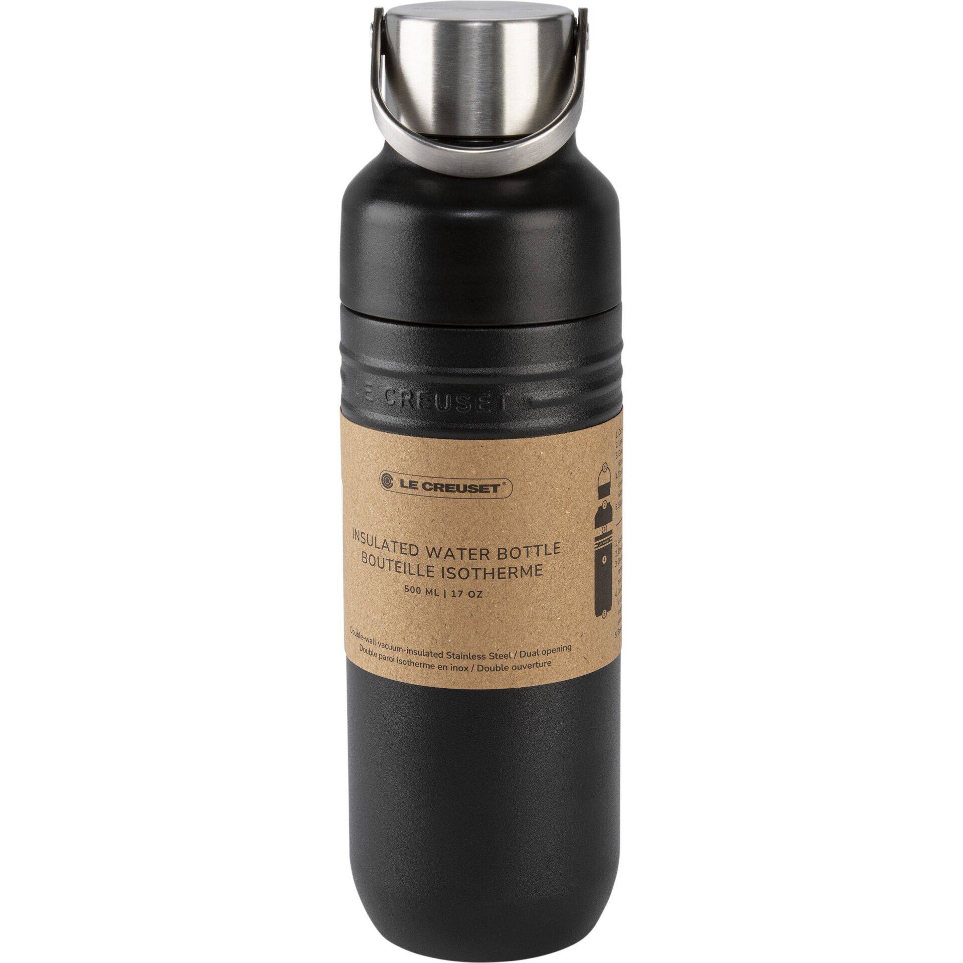 LE CREUSET - Trinkflasche On The Go schwarz matt 500 ml