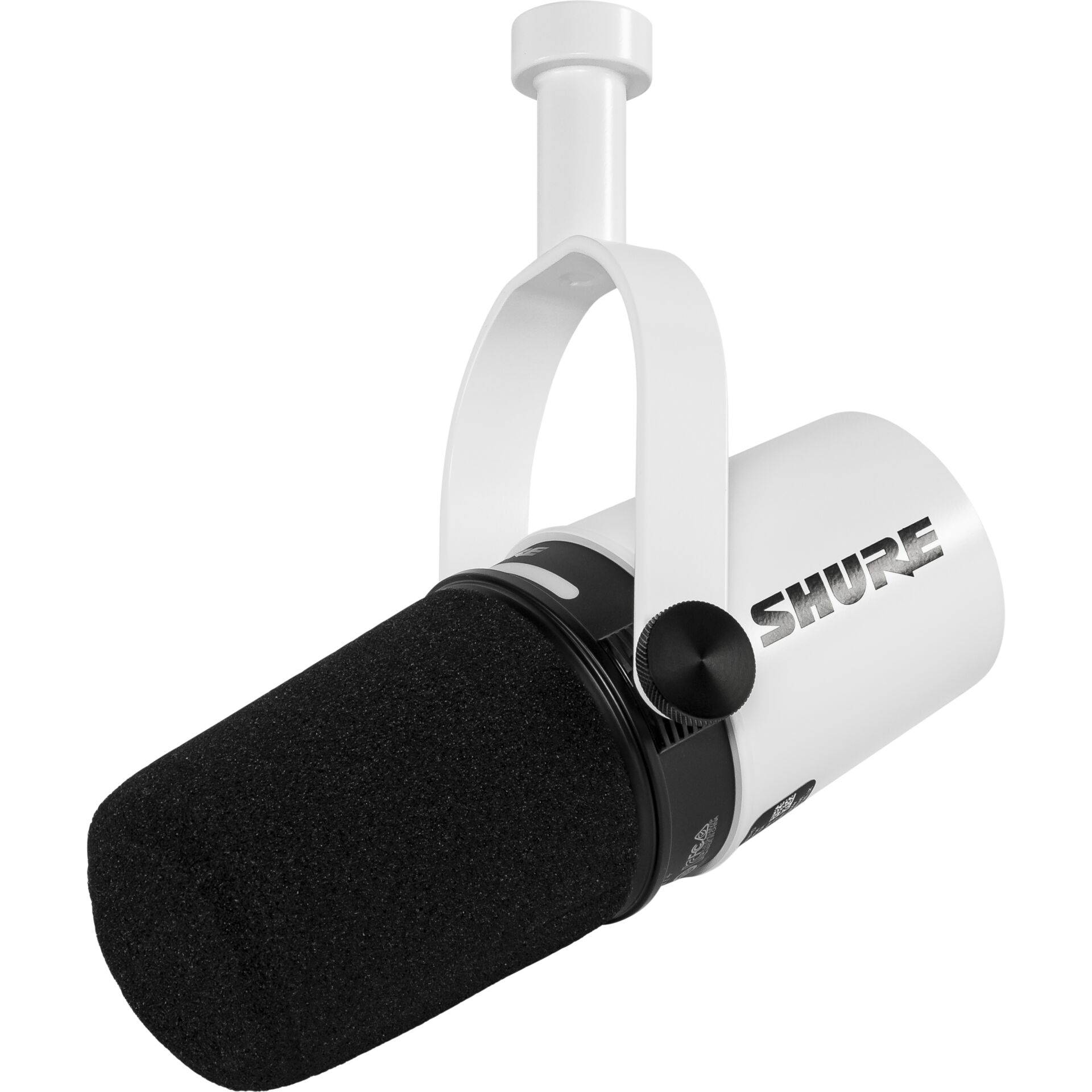 Shure MV7+ - Mikrofon - 3-poliger XLR, USB - weiß-0