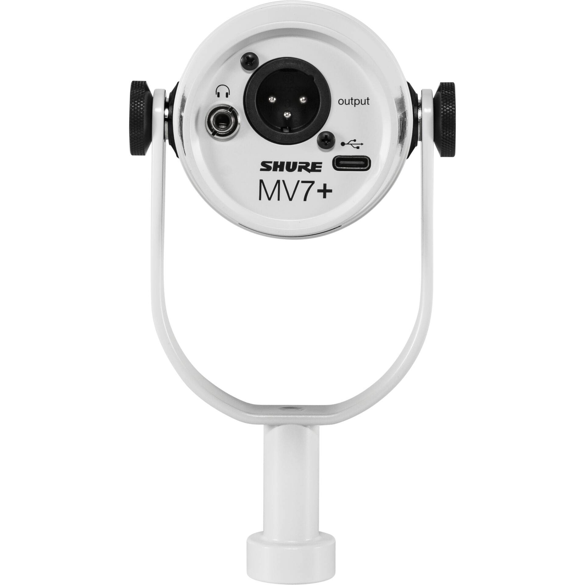 Shure MV7+ - Mikrofon - 3-poliger XLR, USB - weiß-1