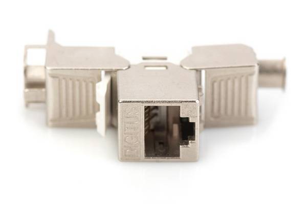 DIGITUS CAT 6A Keystone Jack shielded 8 pcs. tool free connection
