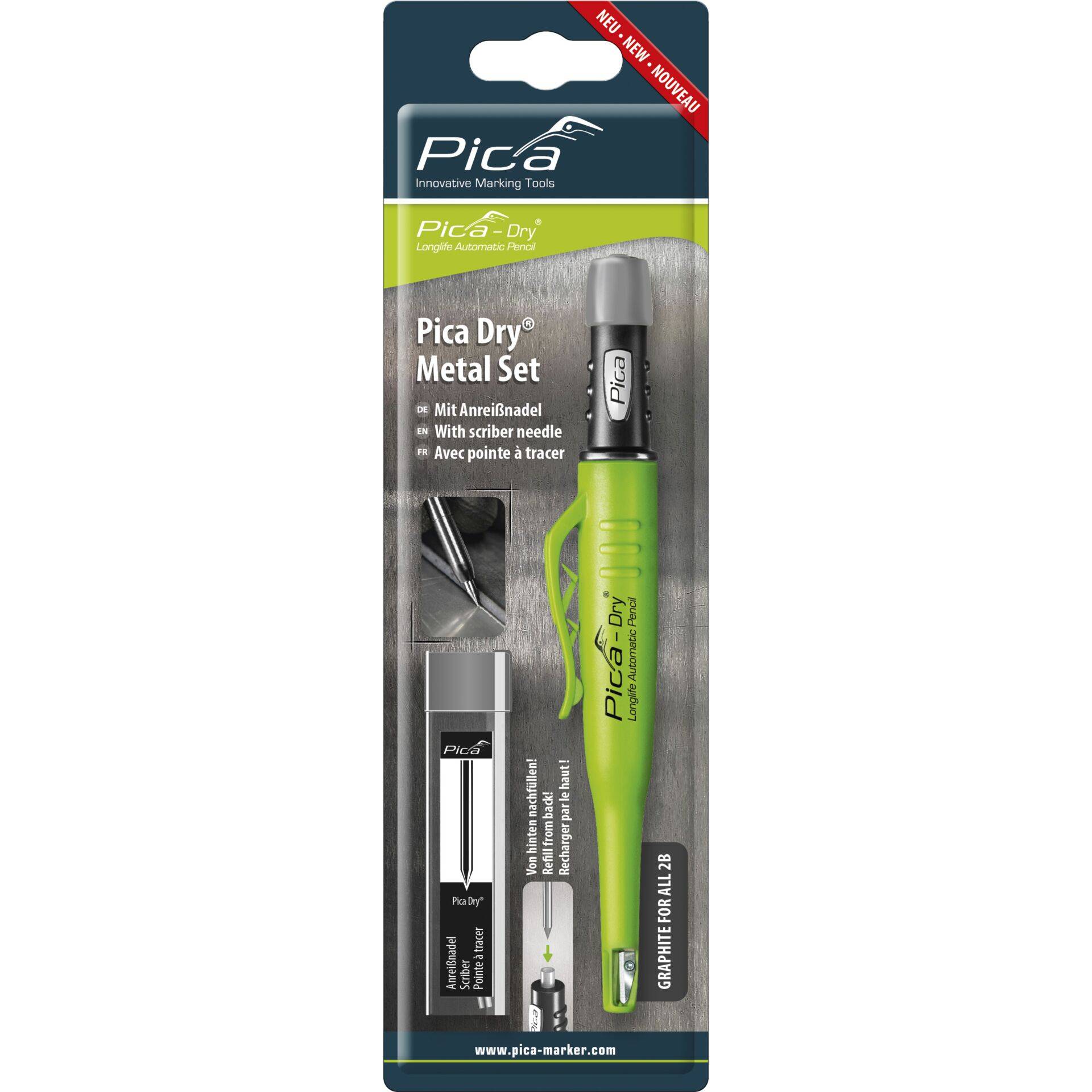 Tieflochmarker-Bleistift Set Metal - Dry-0