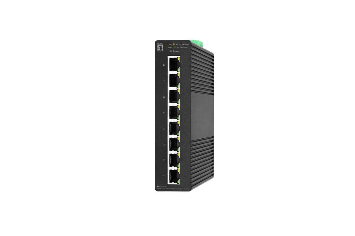 LevelOne Switch 8x GE IGS-2108 RJ45 10/100/1000Mbps sw - Switch - 1 Gbps-0