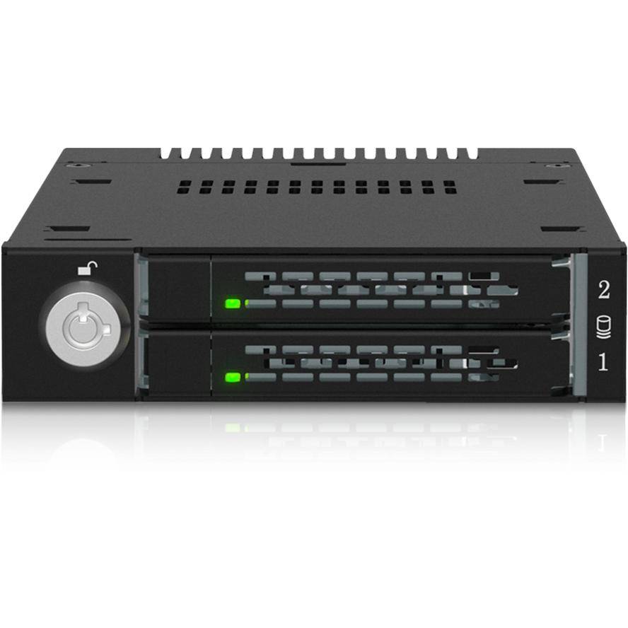 IcyDock M.2 PCIe NVMe SSD Mobile Rack for external 3.5 4i 2x Multimedia-Technik Festplattenzubehör-0