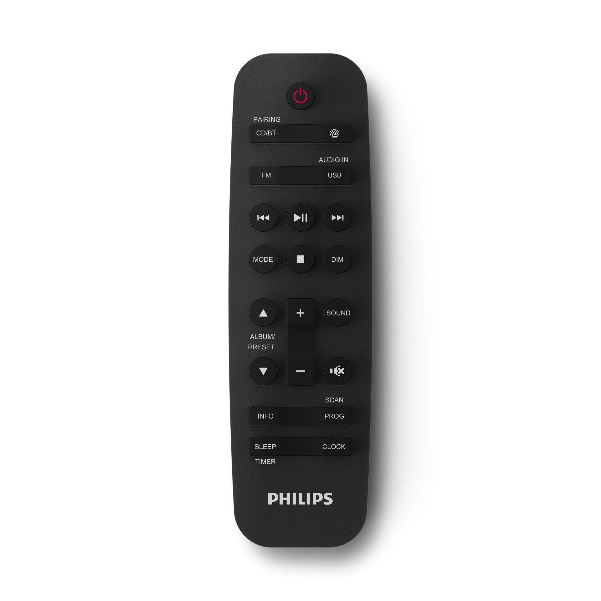 Philips TAM4205M2/12, Heim-Audio-Mikrosystem, Schwarz, Silber, Ablage, 80 W, 2-Wege, 4 Ohm-2