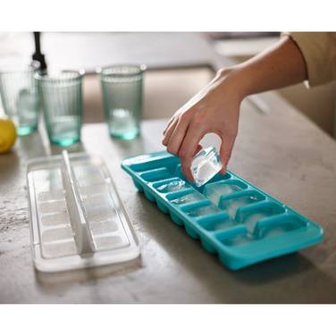 Flow Easy-fill blau Eiswürfelbehälter 2er-Pack