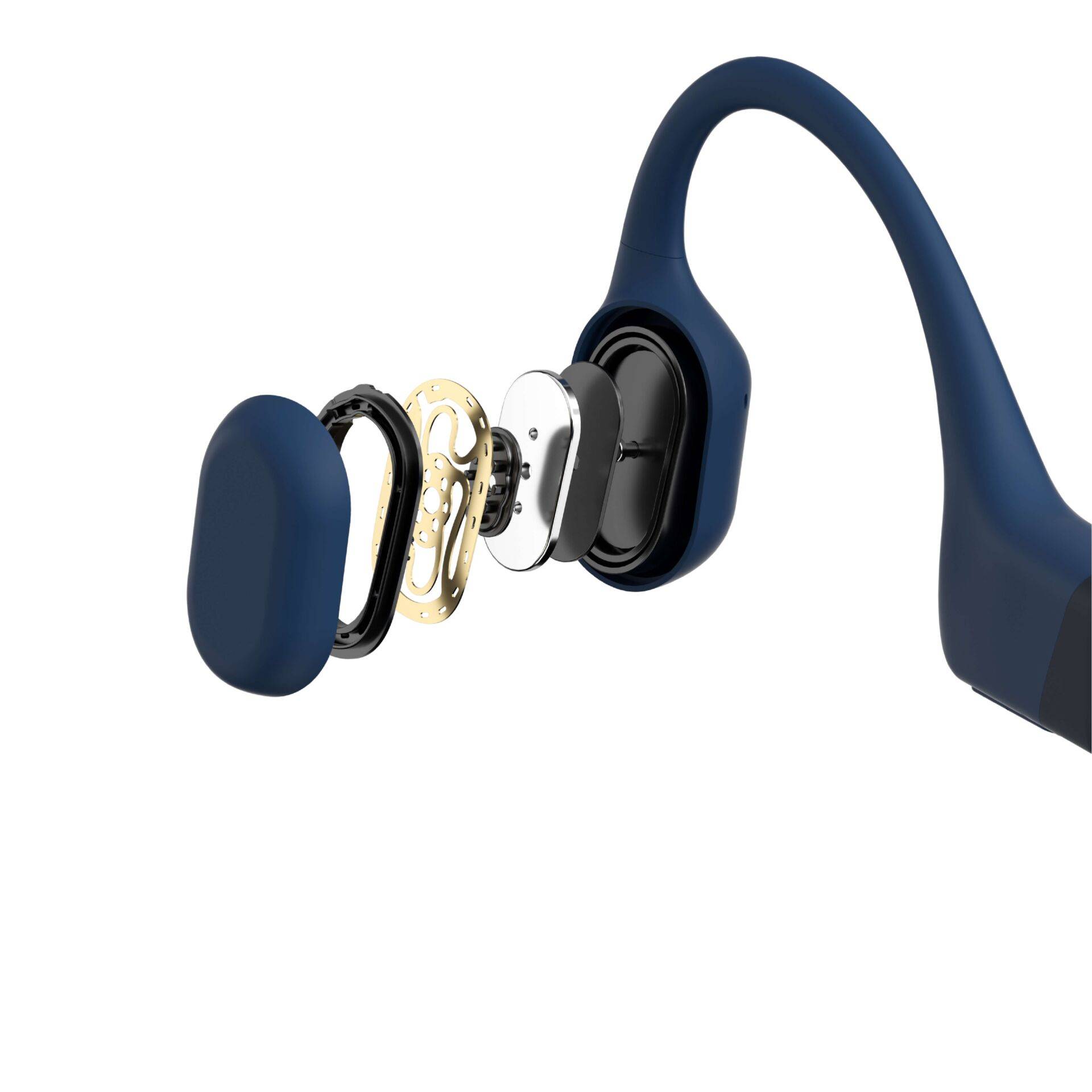 SHOKZ OpenRun Open-Ear Bluetooth Kopfhörer für Sportfans mit 8 Stunden Wiedergabezeit | Größe: Standard | Farbe: Ko-2