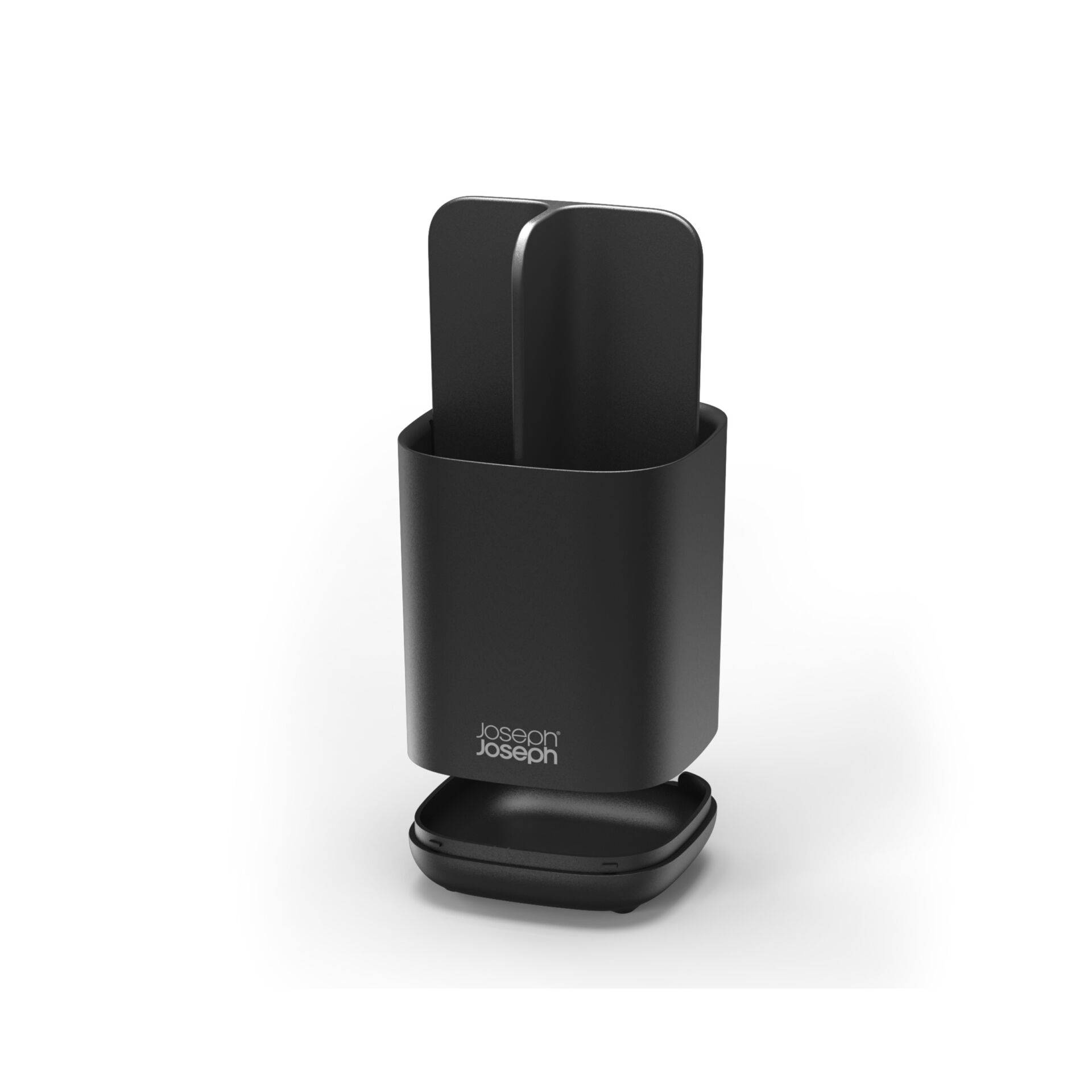 Joseph Joseph EasyStore Zahnbürstenhalter mattschwarz-1