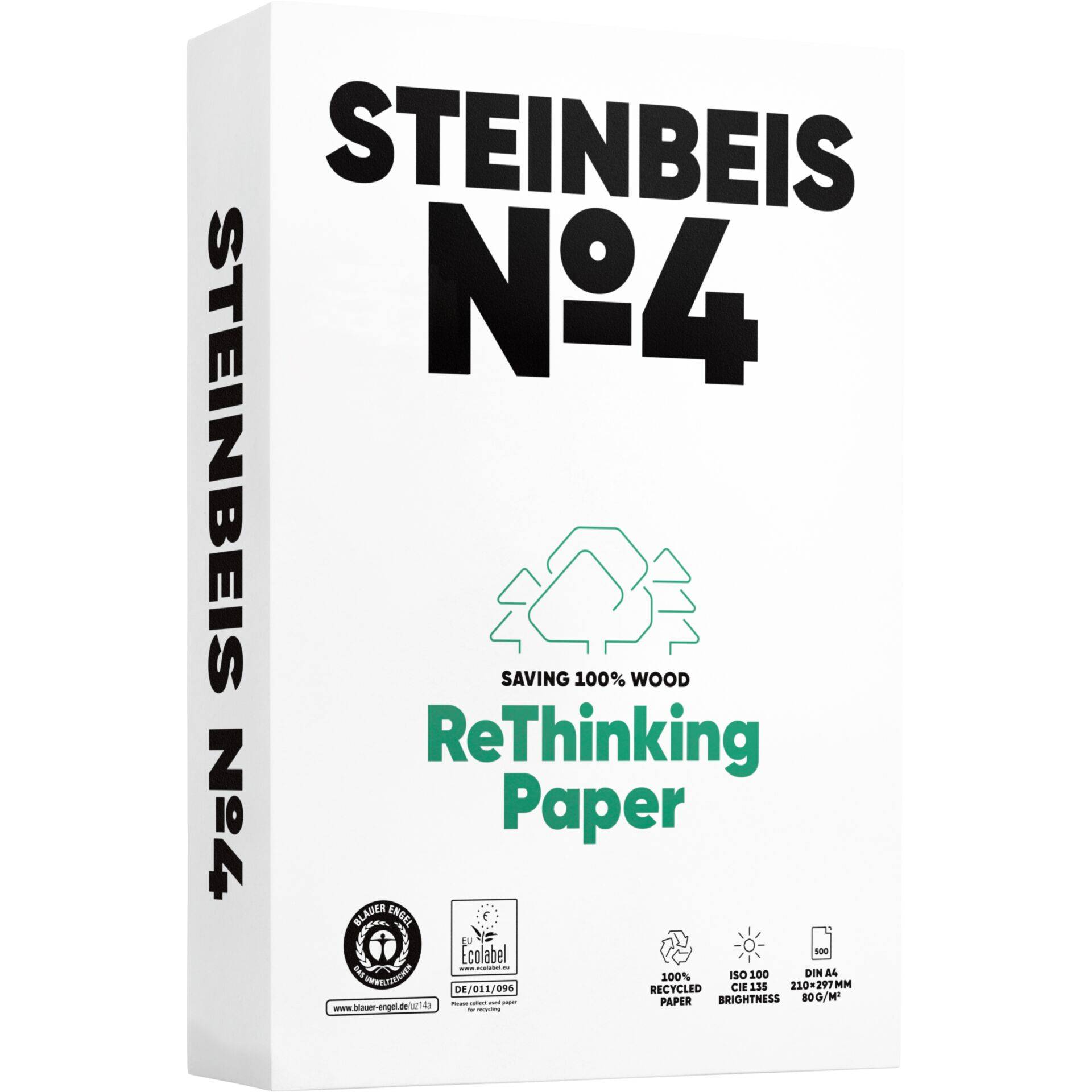 Steinbeis Kopierpapier No.4 ISO 100 A4 500Bl. K1701666080A-0