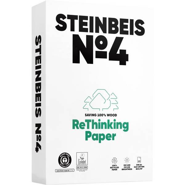 Steinbeis Kopierpapier No.4 ISO 100 A4 500Bl. K1701666080A