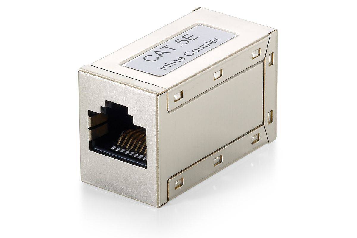 Equip Netzwerkkoppler - RJ-45 (W) zu RJ-45 (W) - abgeschirmt - CAT 5e-0