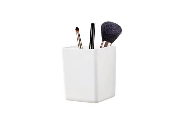 TESA - BABOO - Badezimmer-Organizer - Weiß - Kunststoff - Vollständig klebend - 3 kg - 86 mm